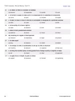 Tài liệu 3420 TOEIC vocabulary tests words by Meaning part 14 ppt