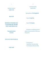 Biện pháp quản lý hoạt động tự học của học sinh trung học phổ thông huyện tư nghĩa tỉnh quảng ngãi 