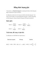 Tài liệu Đẳng thức lượng giác pdf