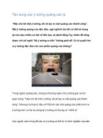 Tài liệu Tận dụng các ý tưởng quảng cáo lạ docx