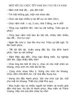 Bài giảng MOT SO CAU CHUC TET NAM 2011 VUI VE CA NAM