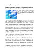 Tài liệu 10 hướng dẫn để lãnh đạo thành công doc