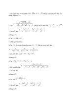 Tài liệu Bài tập biến đổi dãy số cấp 2 doc