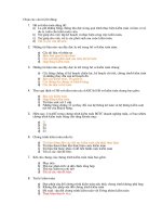 Câu hỏi kiểm tra môn kiểm toán