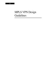 Tài liệu MPLS VPN Design Guidelines ppt