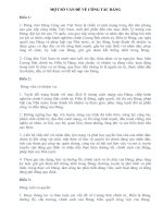 Gián án MỘT SỐ VẤN ĐỀ VỀ CÔNG TÁC ĐẢNG