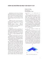 Tài liệu ĐÁNH GIÁ NGƯỠNG ĐỘ NHẠY CON QUAY VI CƠ doc