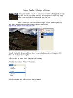 Tài liệu Imag Ready - Hiệu ứng trời mưa ppt