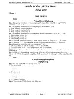 hình học giải tích