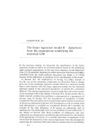 THE LINEAR REGRESSION MODEL II