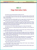 Tài liệu Hồi 13 Thập Nhất Kiếm Chiến pptx