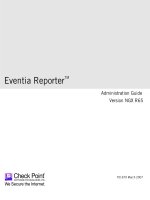 Tài liệu Eventia Reporter TM Administration Guide Version NGX R65 doc