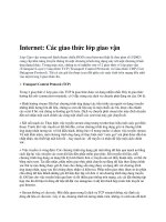 Tài liệu Internet: Các giao thức lớp giao vận docx