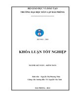 Hoàn thiện công tác kế toán vốn bằng tiền tại công ty TNHH xây dựng thương mại vượng thịnh 
