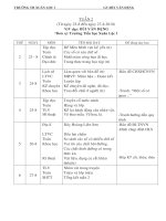 Bài soạn G.A 4 TUẦN 2 (CKTNN-KNS-BVMT)