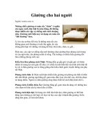 Tài liệu Giường cho hai người doc