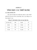Tài liệu Tính toán cần cẩu Derrick tải trọng nâng 3T dùng cho tàu thủy - chương 15: tính chọn các thiết bị phụ docx