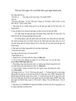 Tài liệu Thủ tục Giải ngân vốn vay doc