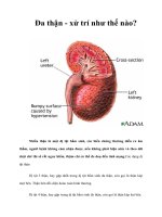 Tài liệu Đa thận - xử trí như thế nào? ppt