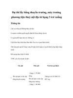 Tài liệu Dự thi lấy bằng thuyền trưởng, máy trưởng phương tiện thuỷ nội địa từ hạng 3 trở xuống pptx