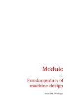 Tài liệu Fundamentals of Machine Design P1 pdf