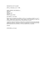 Tài liệu RESIGNATION: DUE TO ILLNESS pdf