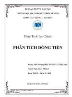Tiểu luận phân tích dòng tiền 