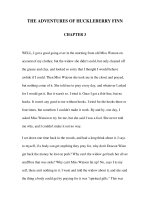 Tài liệu LUYỆN ĐỌC TIẾNG ANH QUA TÁC PHẨM VĂN HỌC-THE ADVENTURES OF HUCKLEBERRY FINN CHAPTER 3 pptx