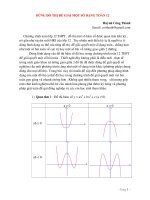 Tài liệu Phương pháp giải toán nhanh ( dùng đồ thị) pdf