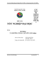 Cấu trúc hệ thống thông tin di động thế hệ 3 WCDMA và hướng nâng cấp lên 3,5g HSDPA 