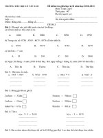 Bài giảng ĐỀ KT GHKII