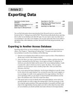 Tài liệu Tổng quan SQL_ Exporting Data docx