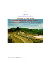 Tài liệu Công trình Thủy điện Hòa Bình_ Phần 11 pdf