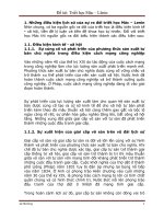 Đề tài triết học mác – lênin 