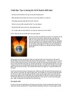 Tài liệu Lãnh đạo: Tạo ra tương lai với kế hoạch chiến lược docx