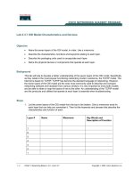 Tài liệu Lab 2.3.7 OSI Model Characteristics and Devices pptx