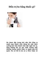 Tài liệu Điều trị ho bằng thuốc gì? pdf