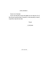 Hiệu quả của công thức lạc trồng xen ngô trên nền đất cát pha tại xã nghi phong   nghi lộc   nghệ an trong vụ xuân 2008 