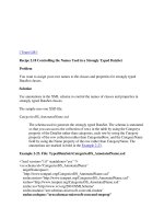 Tài liệu Controlling the Names Used in a Strongly Typed DataSet pdf