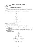 Tài liệu Bài 5: Cấu trúc rẽ nhánh ppt