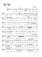 Tài liệu Bài hát tạ từ - Tô Vũ (lời bài hát có nốt) pptx