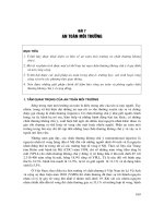Tài liệu Giáo trình sức khỏe môi trường_Bài 7 pdf