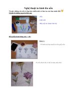 Tài liệu Nghệ thuật in hình lên nến doc