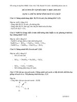 Gián án on tap hoa 9 hkII