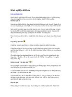 Tài liệu Kinh nghiệm khi hôn doc