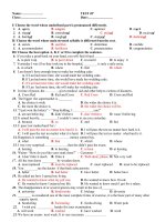 Tài liệu on thi TN 12- co dap an