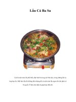 Tài liệu Lẩu Cá Ba Sa docx