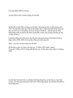 Tài liệu Tạo bản Office 2007 tự cài đặt pdf