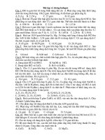 Bài giảng bai tap chuong halogen