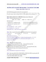 Tài liệu Hướng dẫn giải đề thi ĐH - CĐ năm 2008 môn Hóa khối B M195 pdf